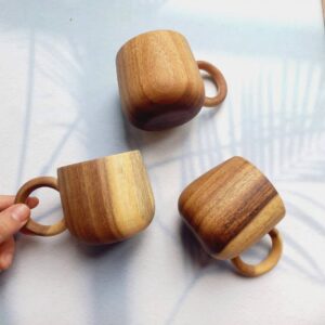 Eco-Friendly Wooden Coffee Mug